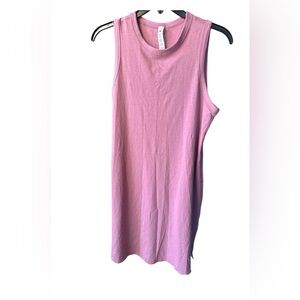 lululemon Dress Classic-Fit Cotton-Blend Dress 6 Above Knee High Neck